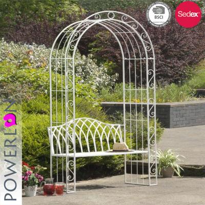 China Cheap Elegant Traditional Classic Nice Design Metal Chair Arch For Outdoor Backyard Patio Garden for sale