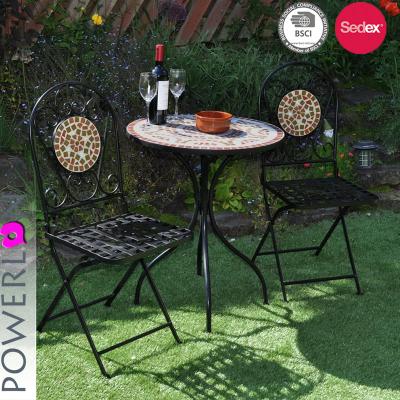 China Traditional Mosaic Patio Table And Chairs Set Garden Patio Furniture Set for sale