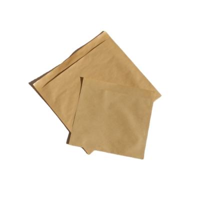 China Gift & High Quality Biscuit Food Square Small Kraft Bag Craft Guaranteed Custom Kraft Paper for sale