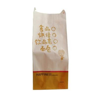 China Gift & Custom Logo Biscuit Packaging Kraft Bag Premium Craft Paper With Clear Window for sale