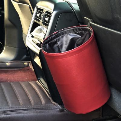 China beach & Holiday Folding Collapsible Waterproof Car Mount Automobile Storage Rubbish Bin Indoor Hanging Trash Can for sale