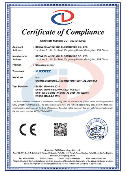 CE - Kronz (guangzhou) Electronics Co., Ltd.