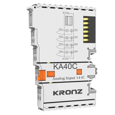 China 4 kanaal Remote I/O-module Thermocouple Ethernet Bus Temperatuurmodule Voor PLC Te koop