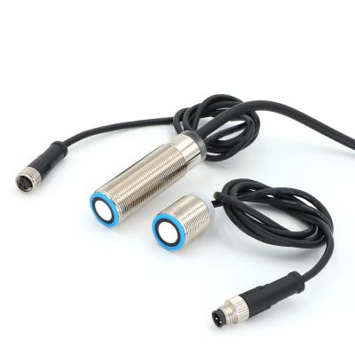 China Ultrasonic NPN Sensors 3 Way Switching Output 10-30VDC With 2m PVP Cable for sale