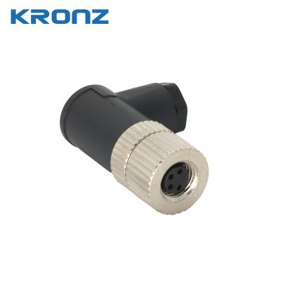 China M8 Connector 5 Pin B Code Waterdicht IP67 Industriële cirkelvormige connectoren voor sensoren Te koop