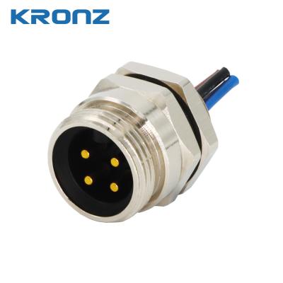 China 7/8'' Connector For Power Applications 9A Rated Current Thread 7/8-16UN Circular Connectors for sale