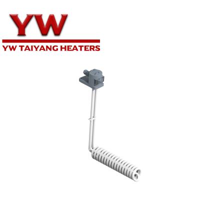 China Long Uselife TY Heating Industrial L Shape PTFE Immersion Heater Heating Element for sale