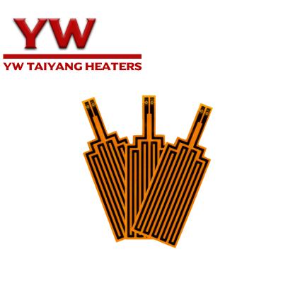 China Factory 12V 24V FT Heating Film Kapton Etched Aluminum Heater for sale