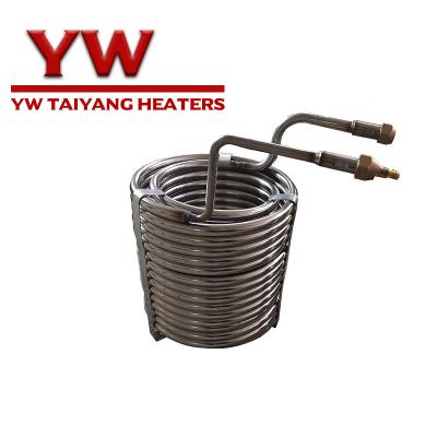 China Durable Taiyang Heater 316 Stainless Steel Tube Heat Exchanger Heating Element For Industrial Use for sale