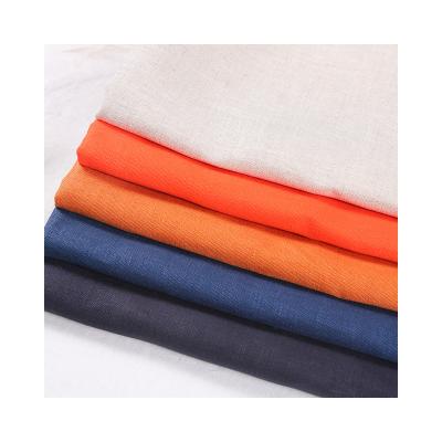 China 2021 Sustainable 100% Super Soft Linen Fabric Multicolor With Multiple Function for sale