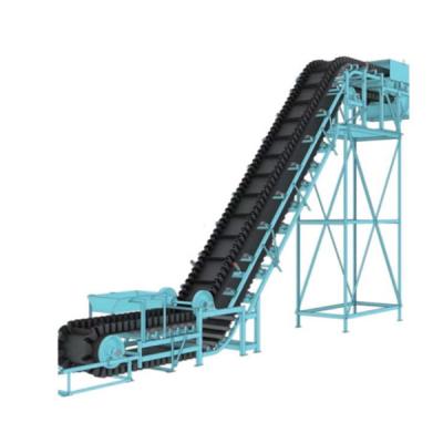 China industries Large Angle Edge Belt Conveyor Machine For Bulk Materials for sale