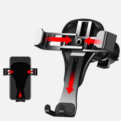 China Gravity Car Holder Air Vent Clip Car Mount Universal Mobile Adjustable Phone Holder for sale