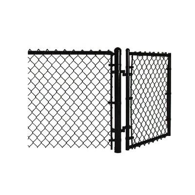 China Easily Assembled Low Wall Fence Chain Link Fence Design Metal Fence for sale