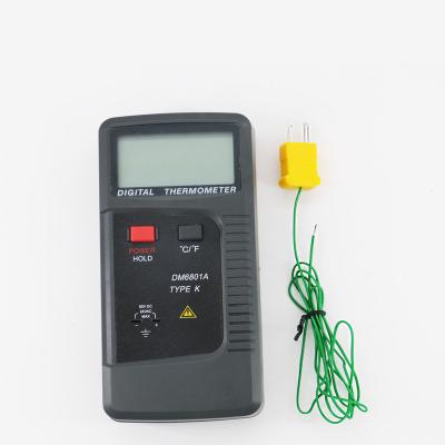 China Industrial Temperature Measuring DM6801A Digital Temperature Thermometer Meter K Type Thermocouple Probe for sale