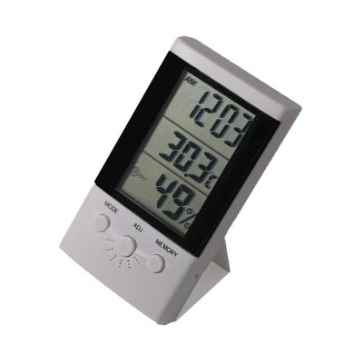 China ABS Plastic High Quality Wall Hanging Digital Clock Temperature Indoor Thermometer for sale