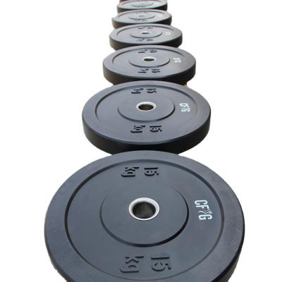 China Durable Weight Barbell Plate for Gym Fitness Gym Weight Plate Bumper Rubber Plate for sale