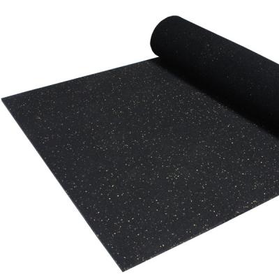 China Rubber+color EPDM Granule Colored Gym Roll For Fitness High Quality Rubber Mat for sale