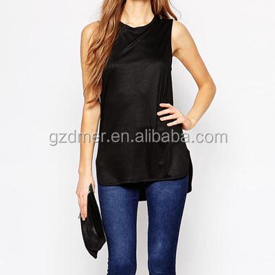 China Top selling products anti-shrink in alibaba woman sleeveless top for sale