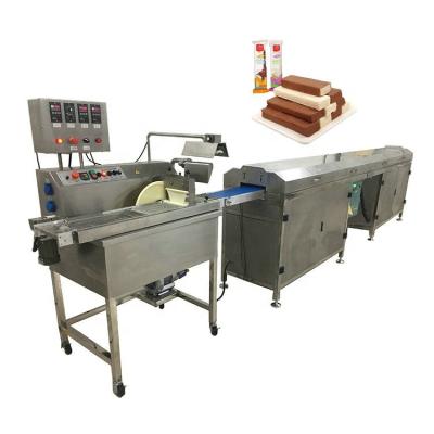 China Automatic Snack Factory 600mm Small Chocolate Waffer Machine Chocolate Enrobing Production Line for sale