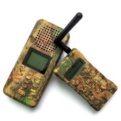 China Outdoor Hunting Decoy Bird Camouflage Color Hunting Bird MP3 Visitor With 150-Element Remote Control Bird Voices Predator Sound Visitor for sale