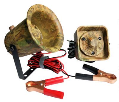 China Camouflage Color 50W 150 DB Speaker Outdoor Hunting Decoy Bird Visitor BK1525B 95*104MM for sale