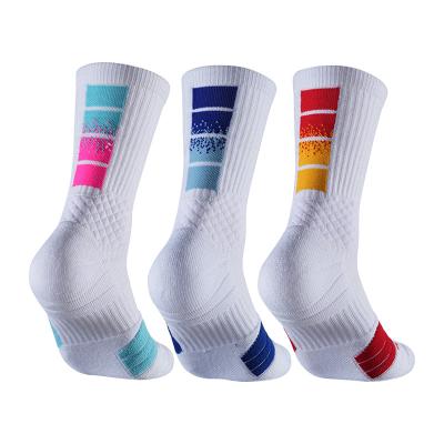 China Regular Outdoor Soccer Socks Sports Non-slip Wear-Resistant Breathable Breathable Socks Absorb Sweaty Adult Basketball Socks for sale