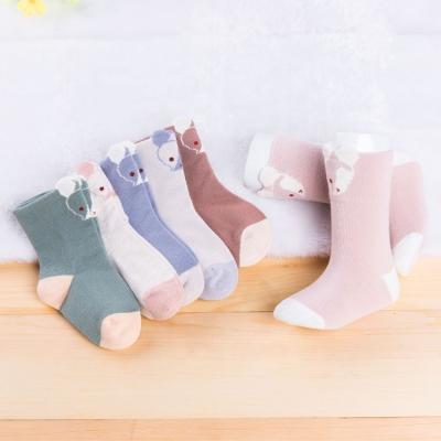 China High Quality Antibacterial Cute Animal Baby Socks for sale