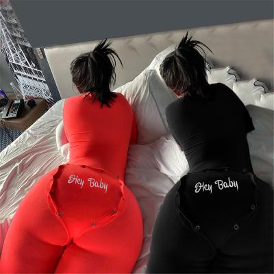 China 2021 QUICK DRY adult onesies women sleepwear lounge wear sexy jumpsuit onsies with butt fin pajamas for women for sale