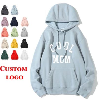 China Fall Winter Polar Fleece Pullover Sweater Solid Color Plus Hoodie Customized T-shirt Advertising Shirt Printed LOGO Hoodie for sale