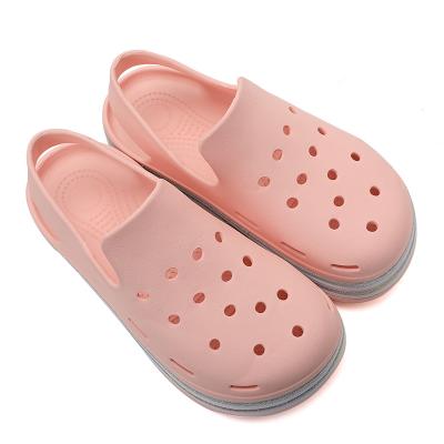 China Custom New Men Shoes Summer Slippers Fashion Couple Hole Sandals And Slippers for sale