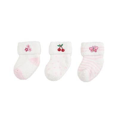 China New Design Boys Fun Cotton Lace Edge Breathable Antibacterial Trampoline Simple Pink Christmas Socks For Kids for sale