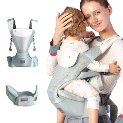 China 2021 Cotton Stools Baby Carrier Strap Adjustable Organic Multifunctional Front Pack Buttocks Breathable Seat Baby Carrier for sale