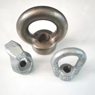 China Heavy Industry Forged Ring Shape Oval Eye Lifting Nut Rings Nuts Anchor Ring Shape Oval Eye Lifting Nut for sale