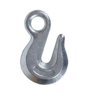 China Manufacturer 2022 Ball and Orbit End Joint Compound Insulator Specials Silvery White G80 Alloy Steel Eye Grab Hook for sale