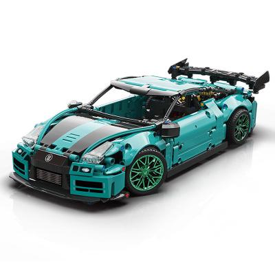 China Building Toy Sports Car Speed ​​Racing Car Blocks Cars Building Bricks Sets Birthday Gifts Toys Model For Boys Children Remote Control for sale