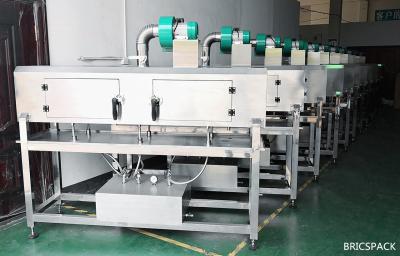 China Semi Automatic Food Steam Shrink Tunnel Bottle Labeling Machine for sale