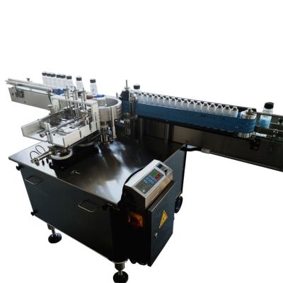 China food cold glue/wet glue labeling machine with paper labels for round bottles cans jars for sale