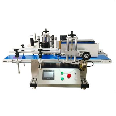 China desktop food labeling machine for round bottle boxes jars automatic bottle sticker labeling machine for sale