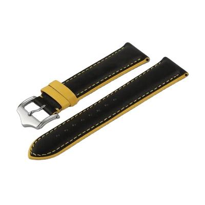 China Fast Shipping Soft 22mm Leather Watch Band Strap 22mm For Samsung Galaxy Watch Active for sale