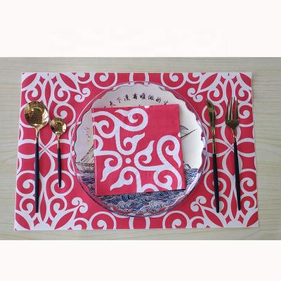 China Airlaid Viable Disposable Paper Placemats Place Mats Biodegradable Christmas Dining Table Place Mats For Dinner for sale