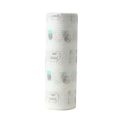 China ROUNAIER Kitchen Paper Towel Kitchen Paper Towel Soft Netting Colorful Towel for sale