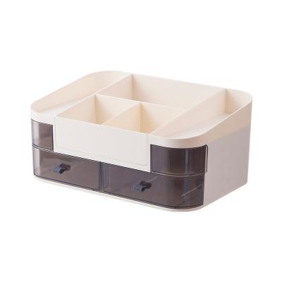 China Modern Desktop Mask Storage Box Jewelry Storage Box Plastic Cosmetics Drawer Type Matching Storage Box for sale