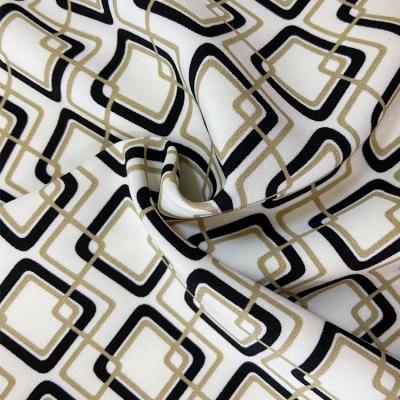 China Tiandu Textiles 2021 Fashion Anti-Static Fabric Printed Spandex Double 4 Way Stretch Fabric 75D Printing Fabric for sale