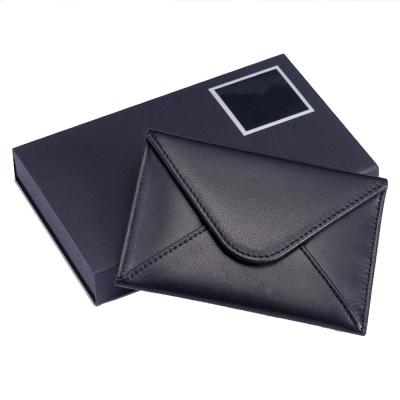 China NATIONAL Credit Card Folder Envelope Business Stylish Card Case With Magnet Closure for sale