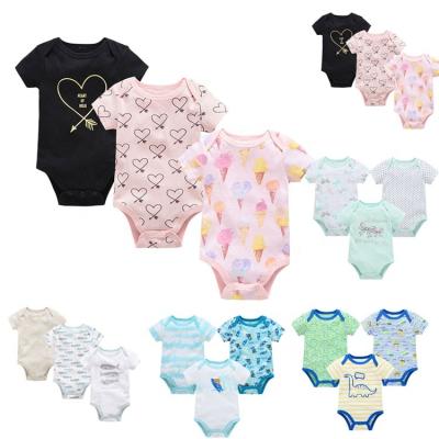 China Newborn baby clothes 100% fiber baby clothes sale baby rompers arket cos cos institute of statistics t-shirts summer bamboo hot bamboo outfits for sale