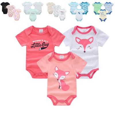 China 100% Bamboo Fiber Newborn Baby Most Popular Clothes Jumpsuit Pattern Baby Bamboo T-shirts Print Sleeper Baby Jumpsuit Rompers for sale