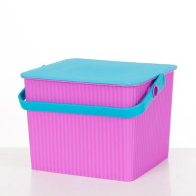 China Plastic Plastic Fruit Stored Storage Box Basket Kitchen Storage Basket Storage Basket for sale