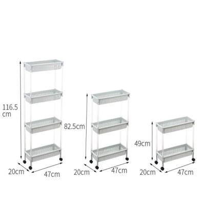 China Best-selling Kitchen Shelving Sustainable Storage Rack Rack Toys 4 Tier Storage Rack for sale