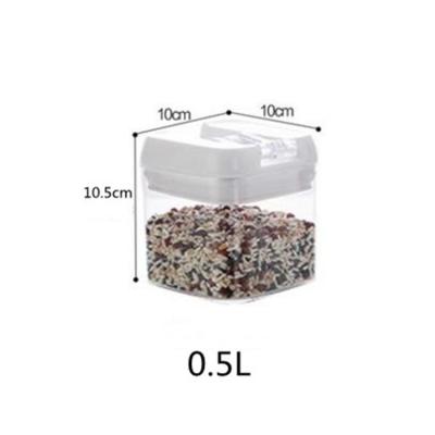 China Moisture Proof Plastic Jar Storage Storage Bottles & Amp Jars Plastic Food Storage Jars for sale