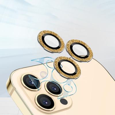 China Mobile phone suitable for Apple 13 lens film iphone13promax lens sticker 13pro metal protective camera ring for sale